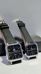 Plain Leather Strap Couples Watches