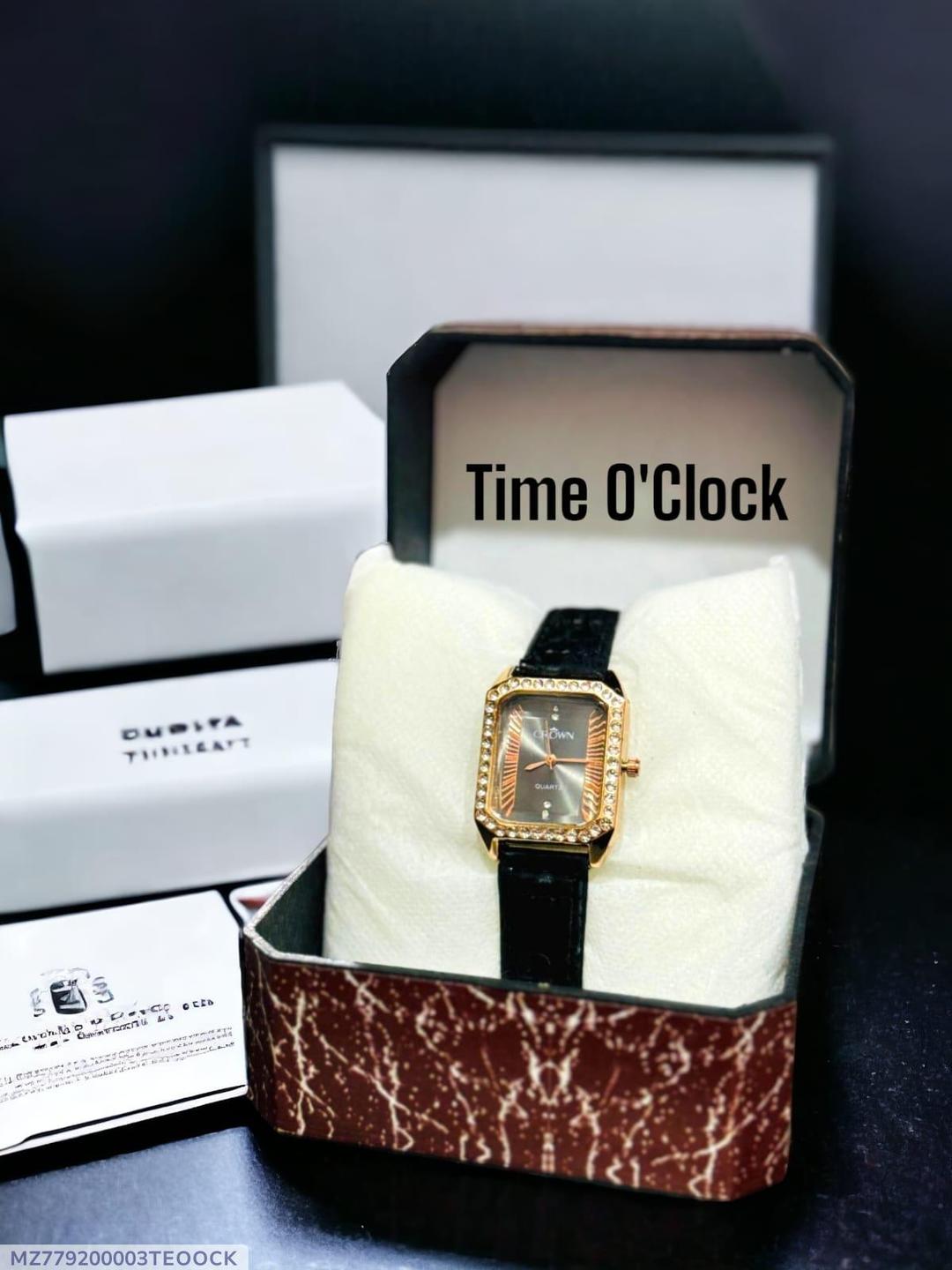 FINE MAKER New Fashion Square Diamond Luxury Starry Sky Watch